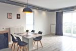 kameralny salon w ekskluzywnym apartamencie do wynajęcia Szczecin