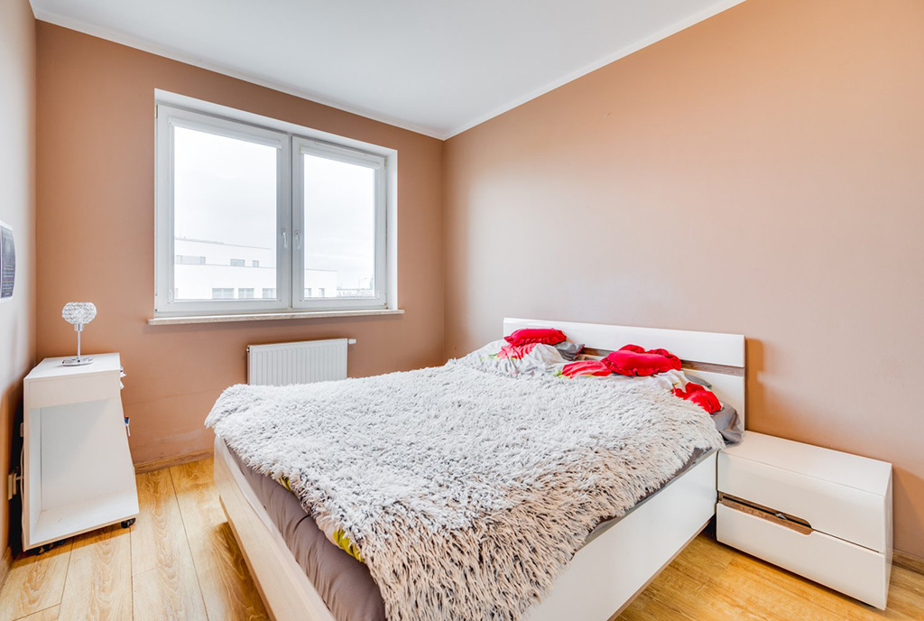kameralna sypialnia w ekskluzywnym apartamencie na sprzedaż Gdańsk