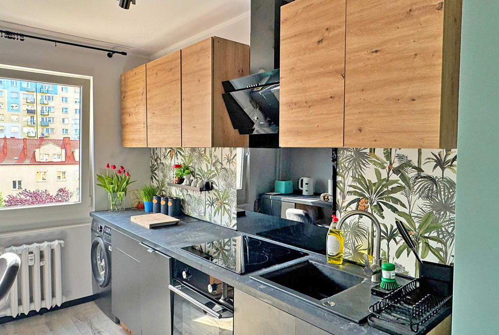 zabudowana kuchnia w ekskluzywnym apartamencie na sprzedaż Gorzów Wielkopolski