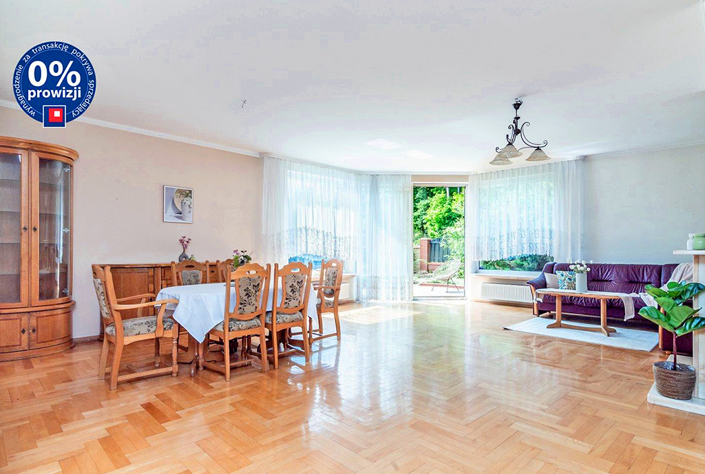 słoneczny salon w luksusowej willi na sprzedaż Gdynia (okolice)