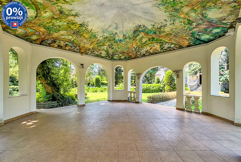 zapierający dech w piersiach taras przy ekskluzywnej willi na sprzedaż Opole