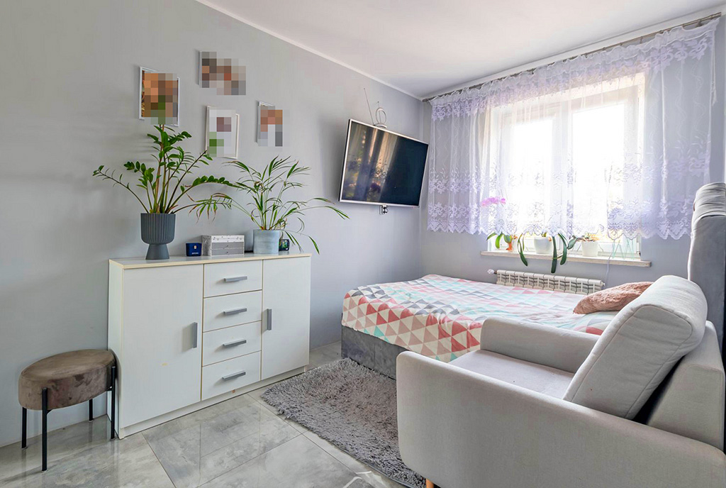 kameralna sypialnia w ekskluzywnym apartamencie na sprzedaż Elbląg