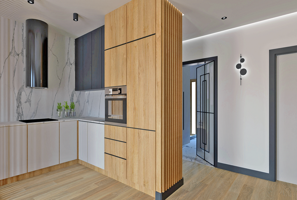 zaprojektowane zgodnie z najnowszymi trendami wnętrze ekskluzywnego apartamentu do sprzedaży Kielce
