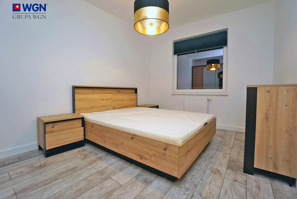 fragment sypialni w ekskluzywnym apartamencie na sprzedaż Konin