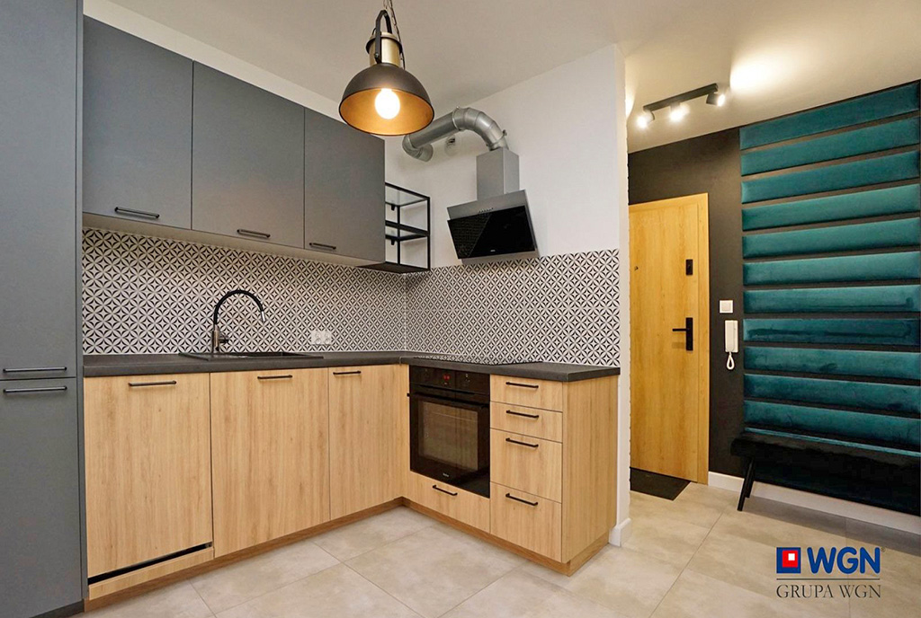 zabudowana kuchnia w luksusowym apartamencie na sprzedaż Konin