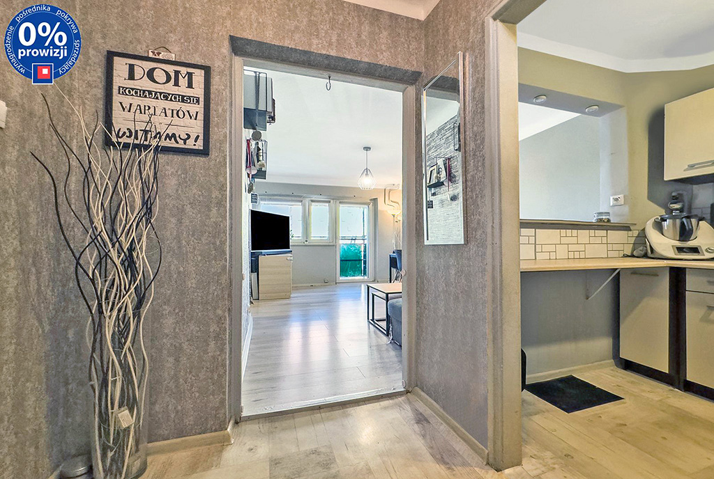 korytarz i hol w ekskluzywnym apartamencie na sprzedaż Katowice (okolice)