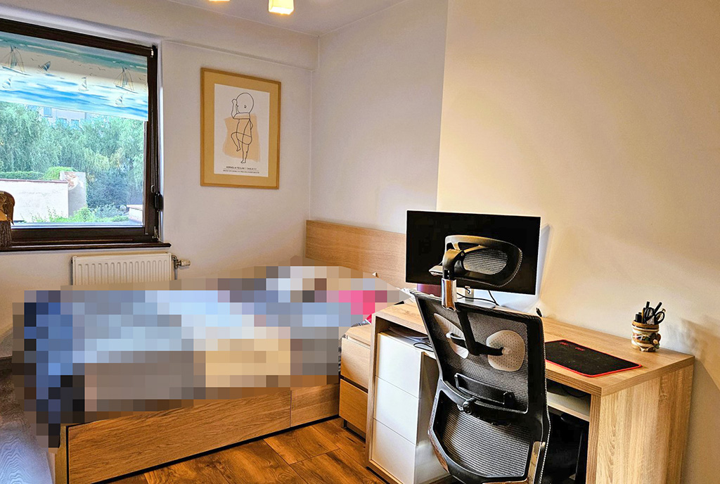 zaciszna sypialnia w ekskluzywnym apartamencie na sprzedaż Wrocław