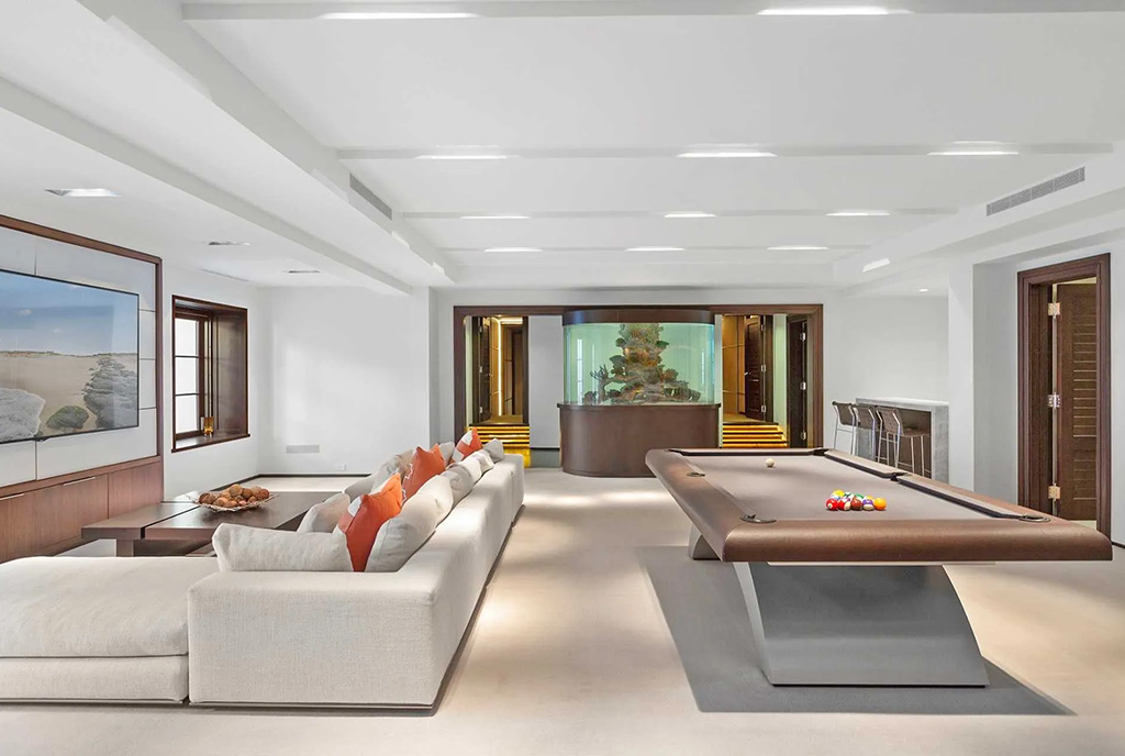 imponujący salon w ekskluzywnej willi na sprzedaż Nowy Jork (Stany Zjednoczone Ameryki)