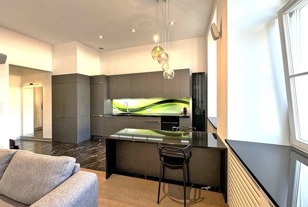 nowoczesna kuchnia w luksusowym apartamencie na sprzedaż Wrocław