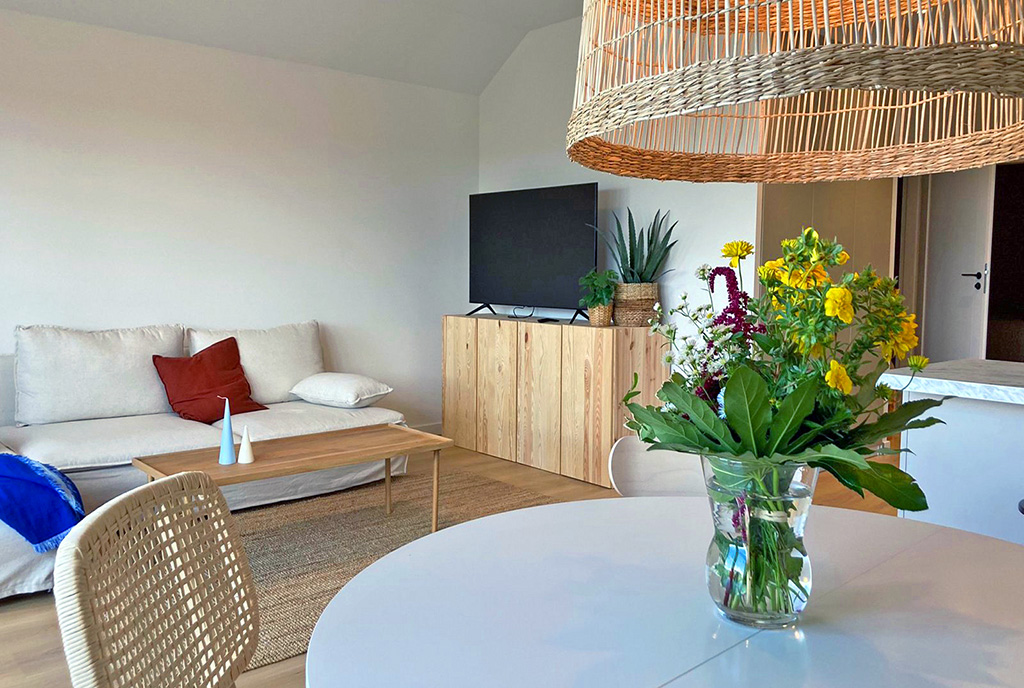 fragment komfortowego wnętrza ekskluzywnego apartamentu na wynajem Kwidzyn