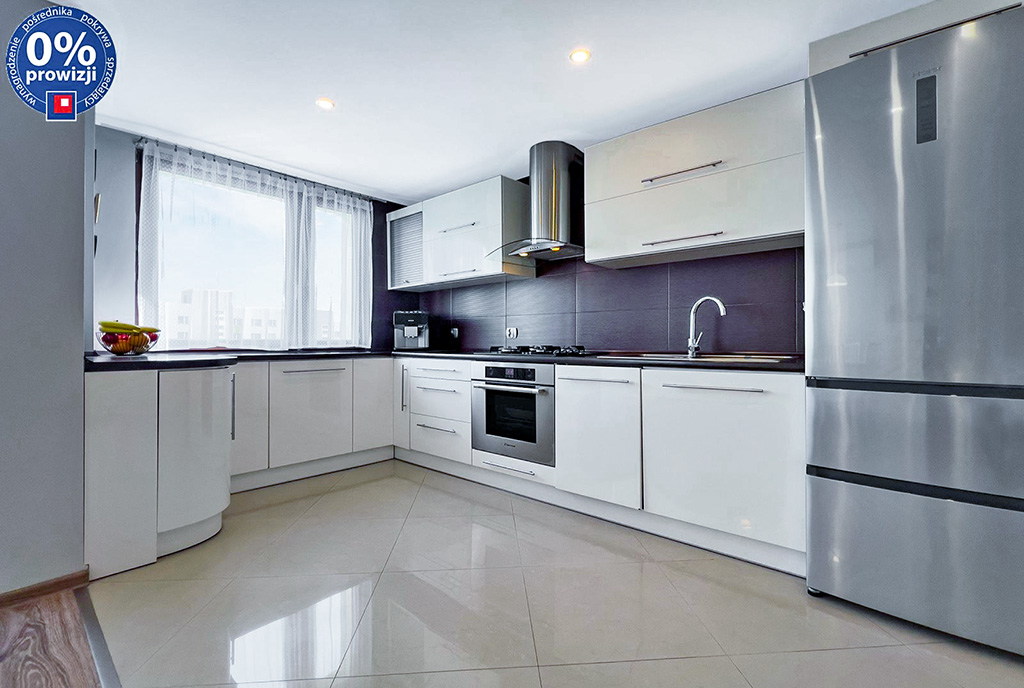 zbliżenie na kuchnię w luksusowym apartamencie na sprzedaż Katowice (okolice)
