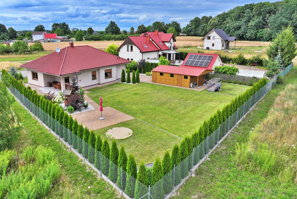 okazała działka na której znajduje się luksusowa willa do sprzedaży Gorzów Wielkopolski (okolice)