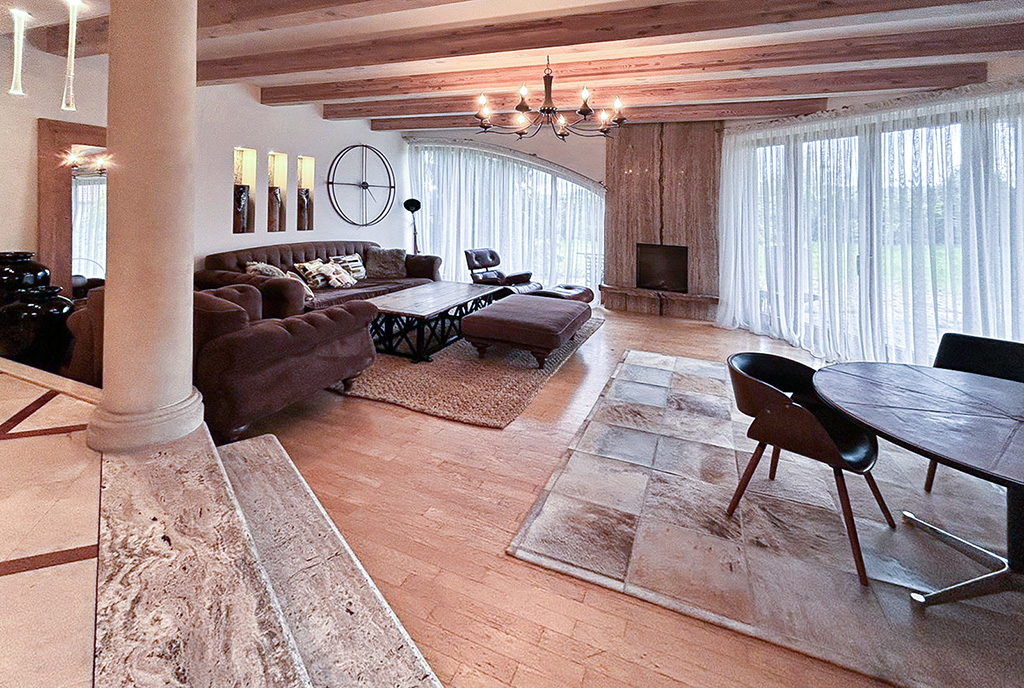 widok na salon w luksusowej willi na sprzedaż Willa do sprzedaży Katowice (okolice)