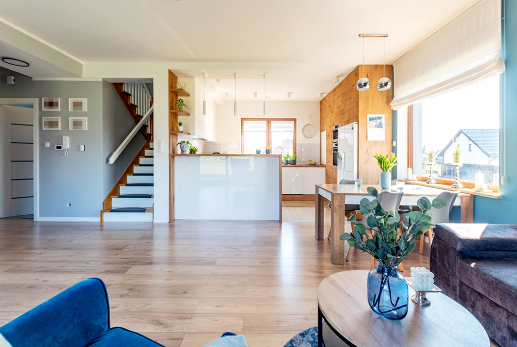 rzut na aneks kuchenny w luksusowej willi na sprzedaż Elbląg