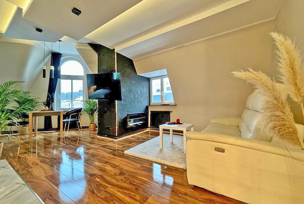 fragment wnętrza w luksusowym apartamencie na sprzedaż Gdańsk