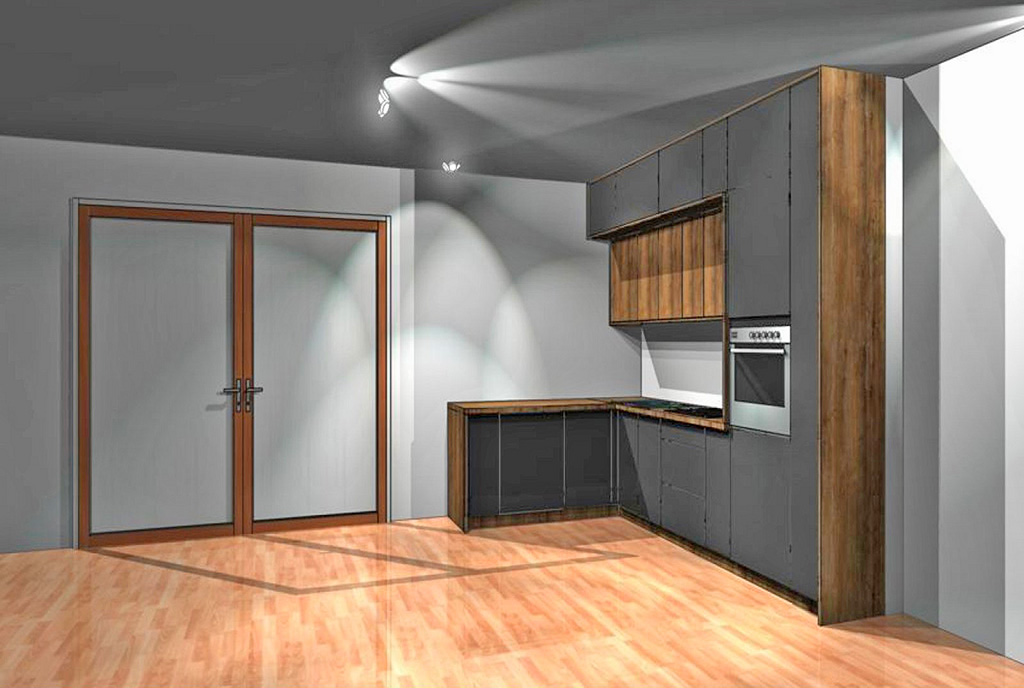 imponująca kuchnia w luksusowym apartamencie na sprzedaż Bielsko-Biała (okolice)