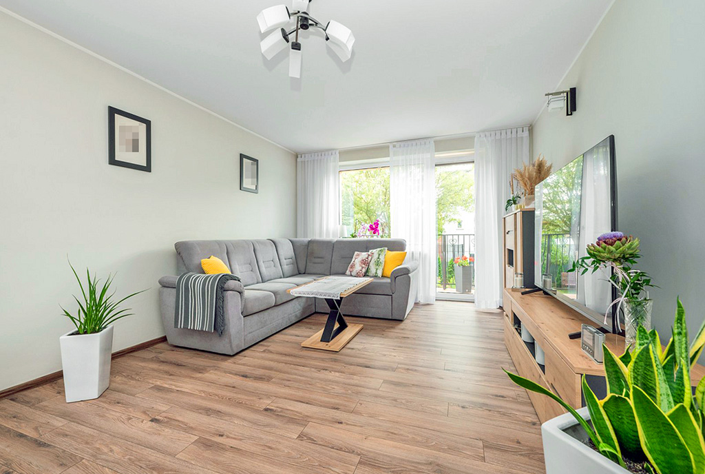 fragment pokoju dziennego w luksusowej willi na sprzedaż Gdynia (okolice)