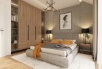 elegancka sypialnia w luksusowym apartamencie na sprzedaż Wrocław okolice
