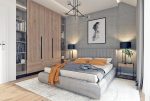fragment sypialni w luksusowym apartamencie na sprzedaż Wrocław (okolice)