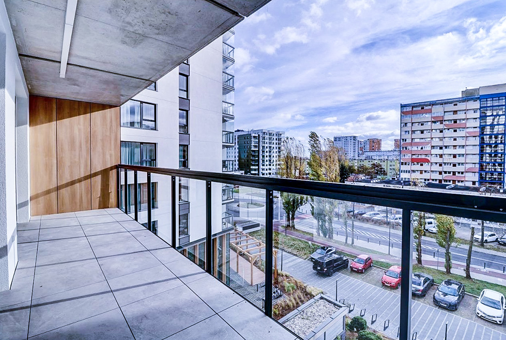 taras widokowy przy ekskluzywnym apartamencie na sprzedaż Gdańsk
