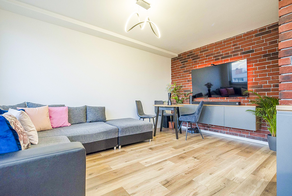 jeden z pokoi w ekskluzywnym apartamencie na sprzedaż Katowice okolice