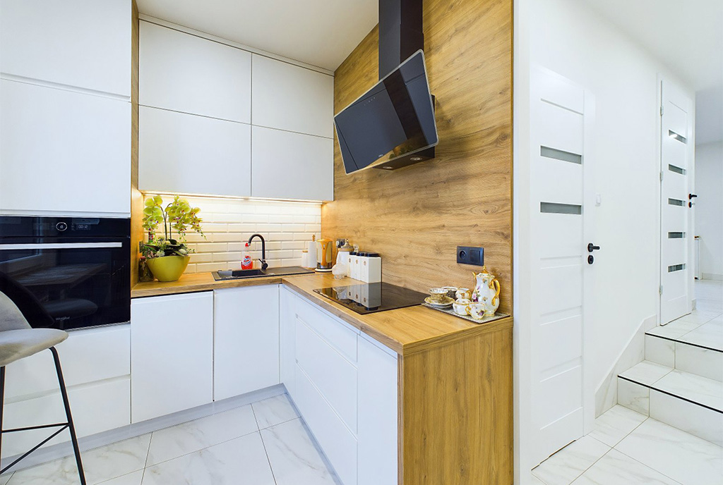 nowoczesna kuchnia w ekskluzywnej willi na sprzedaż Kalisz