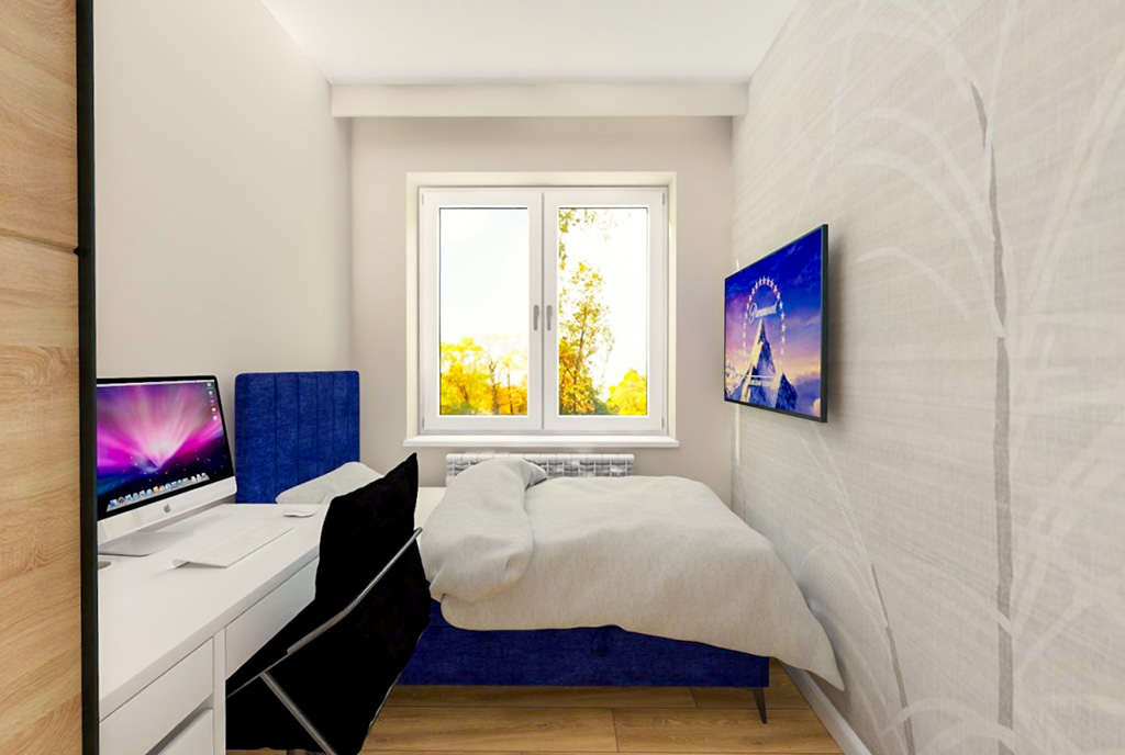 elegancka sypialnia w ekskluzywnym apartamencie na sprzedaż Elbląg