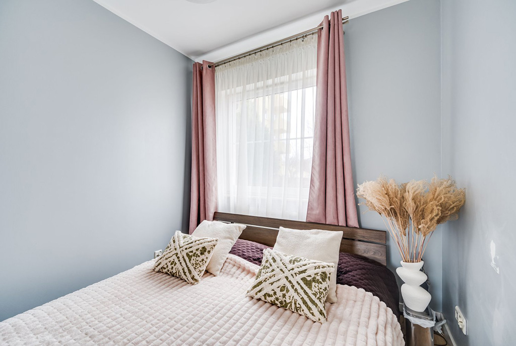 fragment sypialni w ekskluzywnym apartamencie na sprzedaż Gdańsk