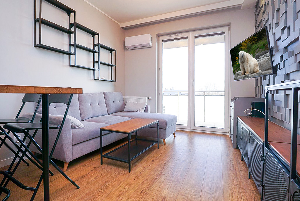 fantastyczny salon w luksusowym apartamencie na sprzedaż Piotrków Trybunalski