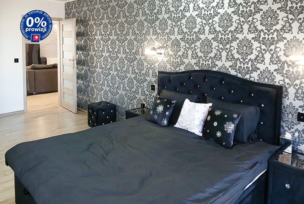zaciszna sypialnia w ekskluzywnym apartamencie na sprzedaż Wałbrzych okolice