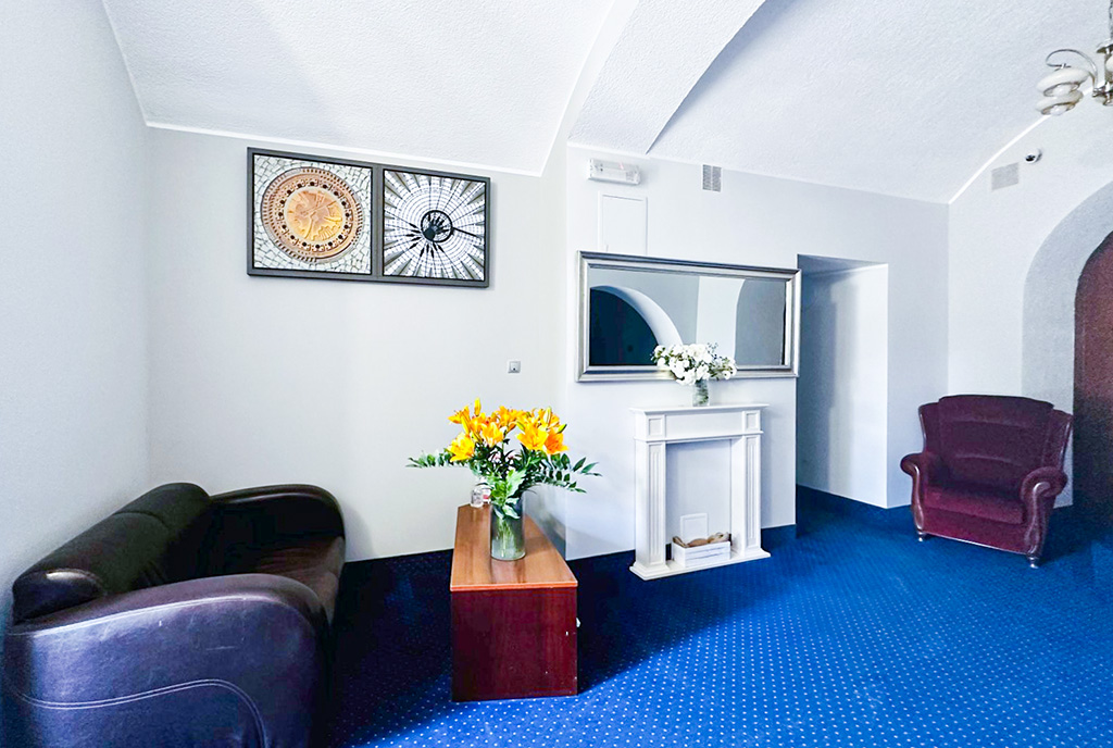 elegancki korytarz w ekskluzywnym apartamencie na wynajem Słupsk