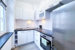 zbliżenie na kuchnię w luksusowym apartamencie do wynajmu Szczecin