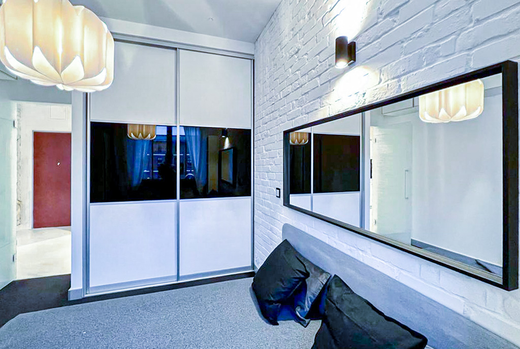 fragment sypialni w ekskluzywnym apartamencie na wynajem Szczecin