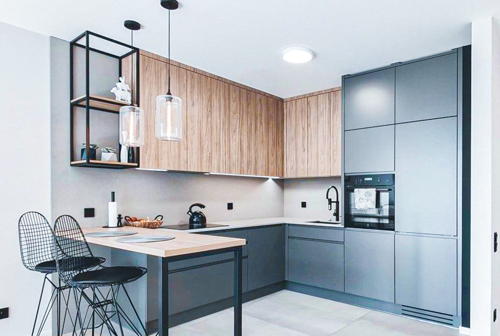 fragment aneksu kuchennego w luksusowym apartamencie na sprzedaż Bielsko-Biała okolice