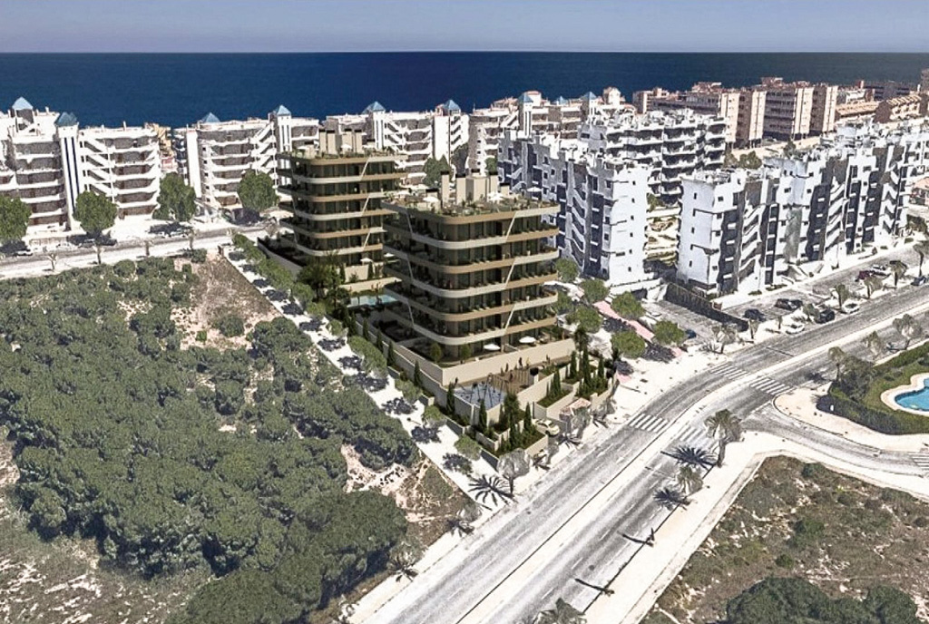 nadmoska okolica, w której znajduje się oferowany do sprzedaży luksusowy apartament Hiszpania Arenales del Sol