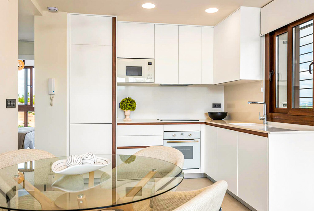 imponująca kuchnia w luksusowym apartamencie na sprzedaż Hiszpania Torrevieja