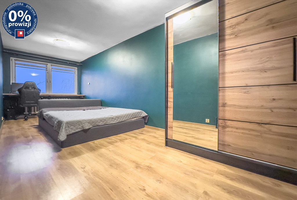 zaciszna sypialnia w ekskluzywnym apartamencie na sprzedaż Katowice okolice