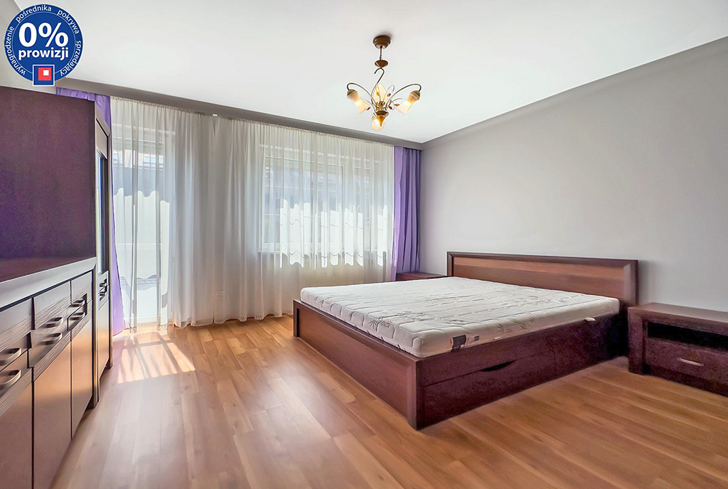 imponująca sypialnia w ekskluzywnym apartamencie na sprzedaż Apartament do sprzedaży Katowice (okolice)