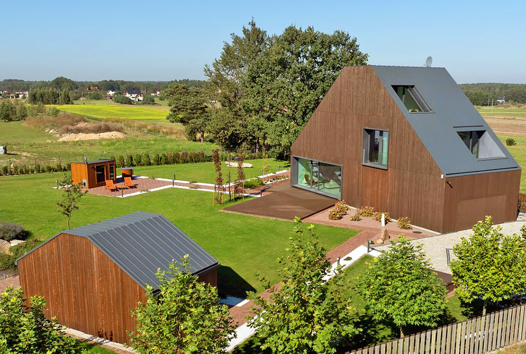 malownicza okolica wokół ekskluzywnej willi na sprzedaż Katowice okolice