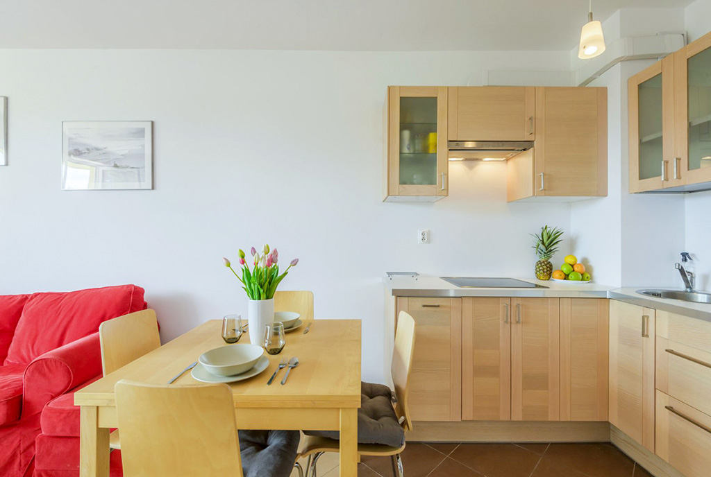 zbliżenie na pokój dzienny w luksusowym apartamencie na sprzedaż Gdańsk