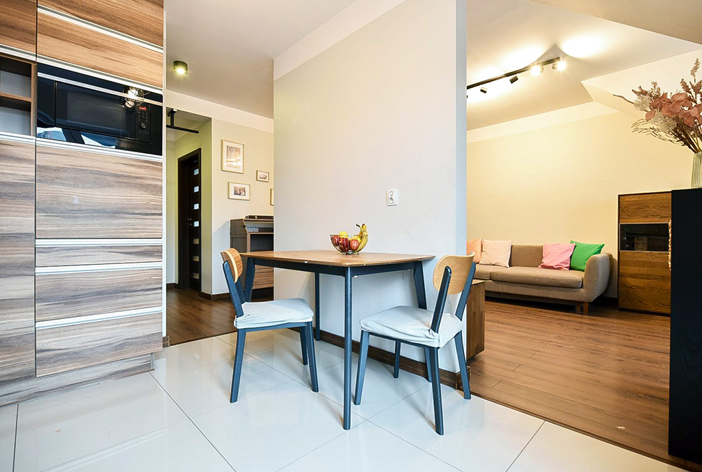 imponująca kuchnia w luksusowym apartamencie na sprzedaż Katowice okolice