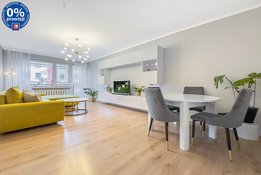 widok na salon w ekskluzywnym apartamencie do sprzedaży Katowice okolice