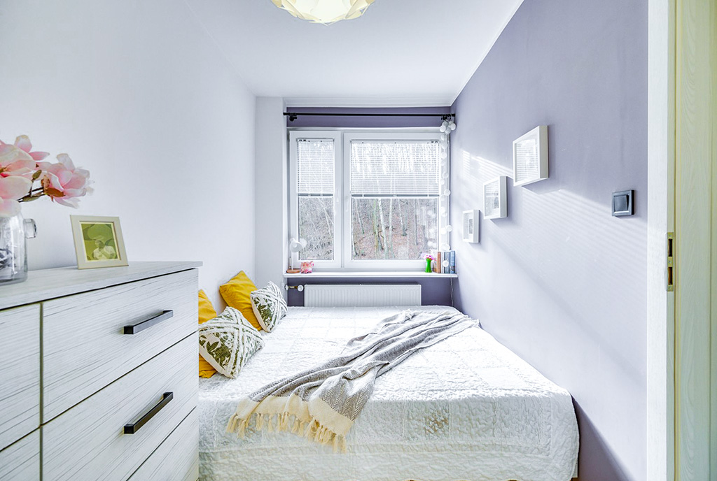 imponująca sypialnia w ekskluzywnym apartamencie na sprzedaż Sopot