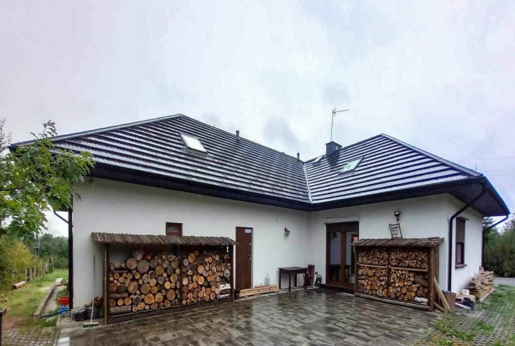 tylna strona luksusowej willi na sprzedaż Kielce okolice