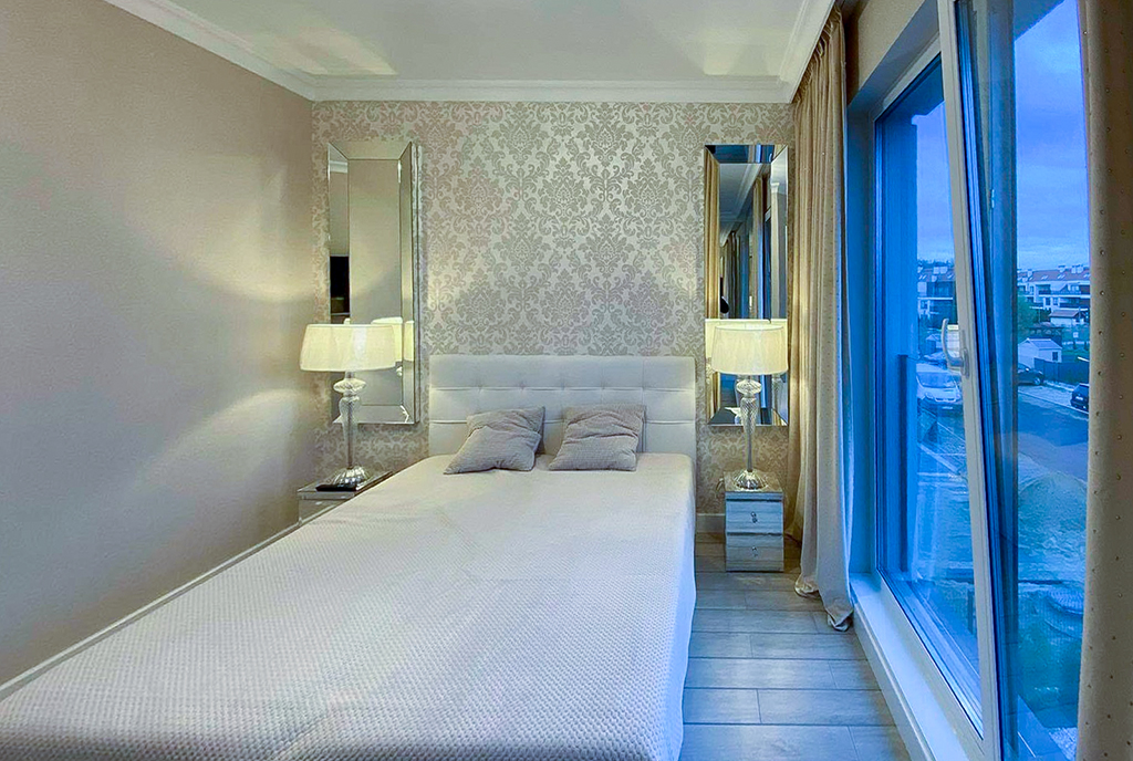 imponująca sypialnia w ekskluzywnej willi na sprzedaż Szczecin