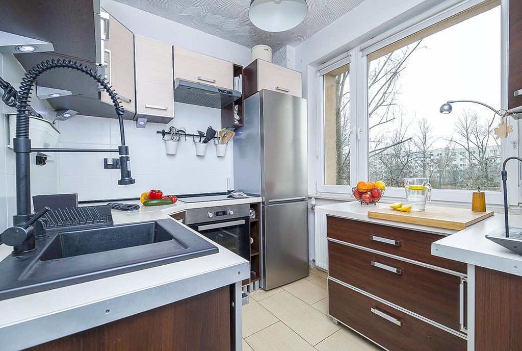 fragment kuchni w luksusowym apartamencie na sprzedaż Katowice okolice