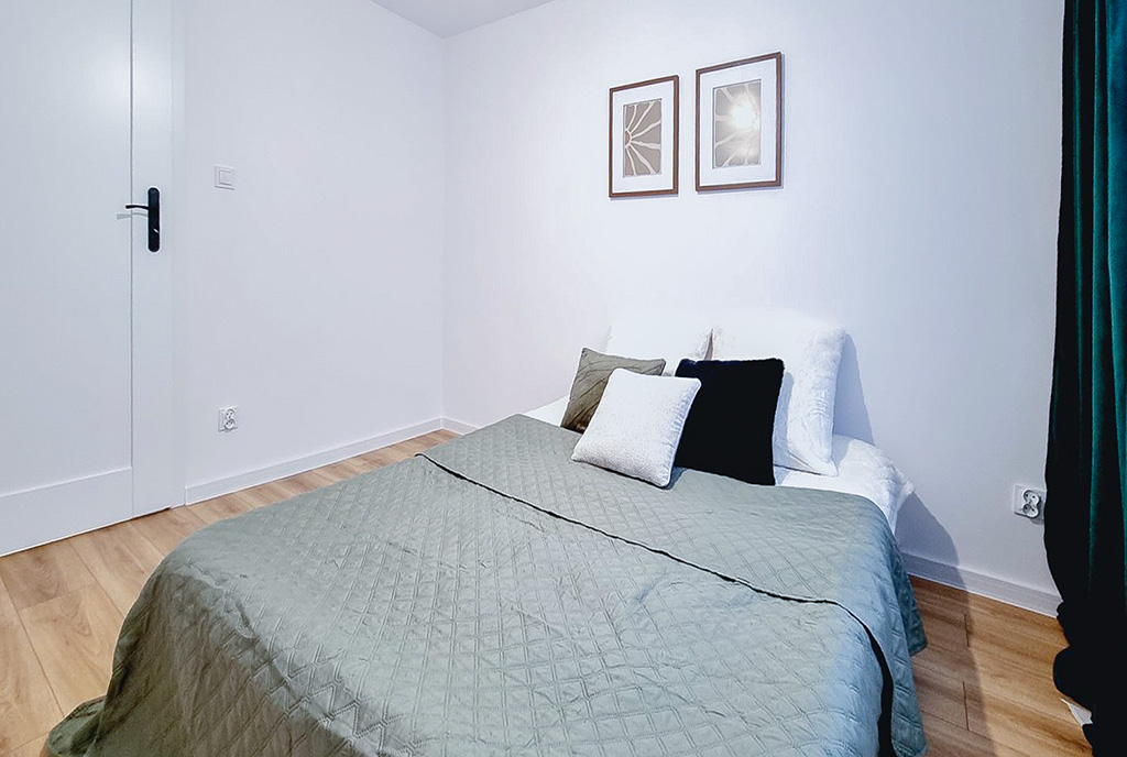 elegancka sypialnia w ekskluzywnym apartamencie na sprzedaż Mielec
