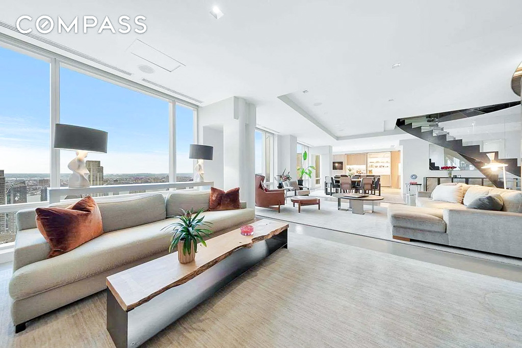 designerski salon w ekskluzywnym apartamencie do sprzedaży New York Stany Zjednoczone Ameryki