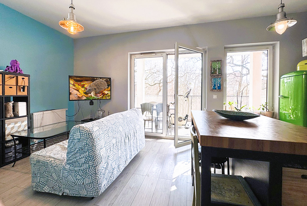 elegancki salon w ekskluzywnym apartamencie do sprzedaży Wrocław