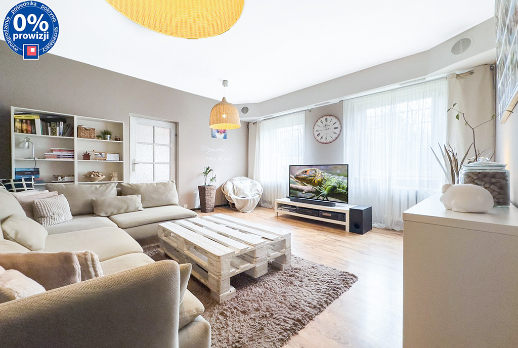 nowoczesny salon w ekskluzywnym apartamencie do sprzedaży Katowice okolice